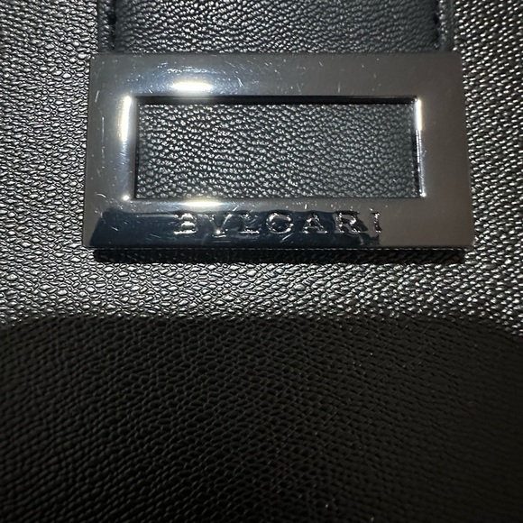 BVLGARI Grey CLUTCH Bag Tablet Cosmetic ACCESSORIES Bag - Picture 2 of 2
